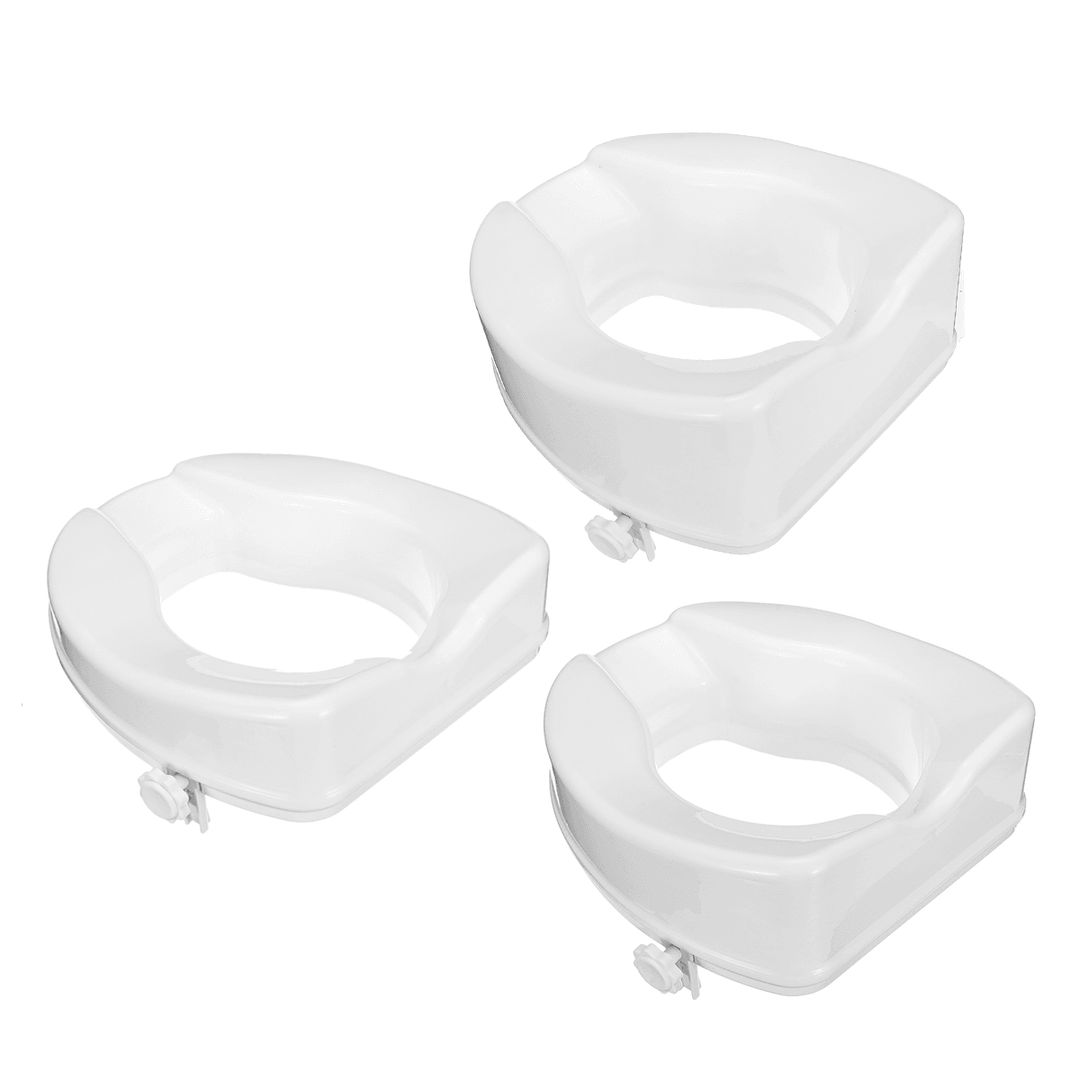 6Cm /10Cm /16Cm Height Elevated Raised Toilet Seat Lift Safety without Cover - MRSLM