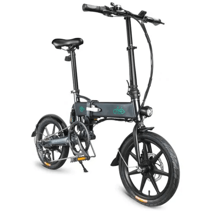 [US Direct] FIIDO D2S Shifting Version 36V 7.8Ah 250W 16 Inches Folding Moped Bicycle 25Km/H Max 50KM Mileage Electric Bike US Plug - MRSLM