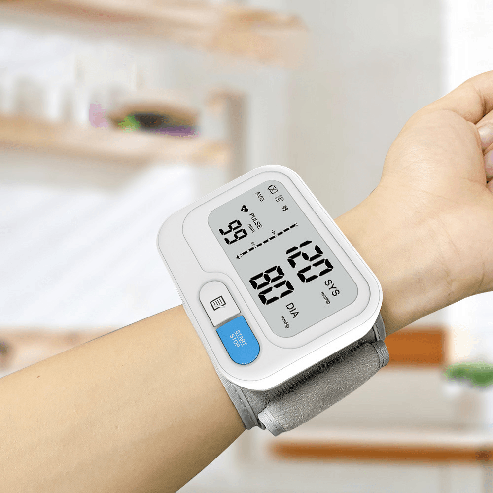 BOXYM YK-BPW5 Wrist Blood Pressure Monitor Home Blood Pressure Measuring Instrument Electronic Blood Pressure Monitor - MRSLM