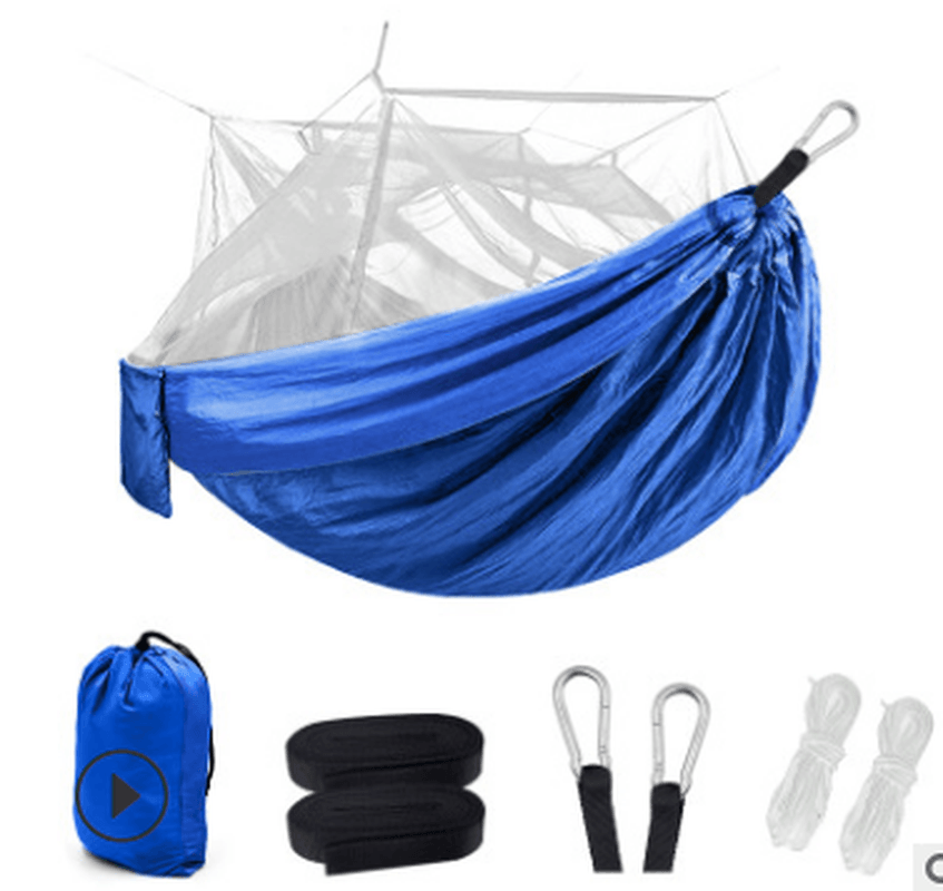 Ultralight Parachute Hammock Hunting Mosquito Net Double Person Sleeping Bed Garden Outdoor Camping Portable Hammock - MRSLM