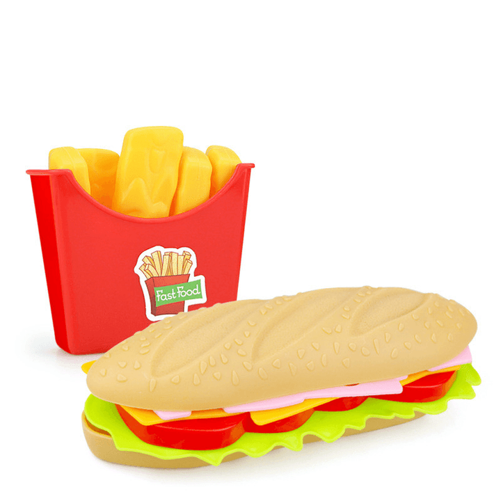 Cut Fruit Toy Steak Western Food Restaurant Hamburger - MRSLM