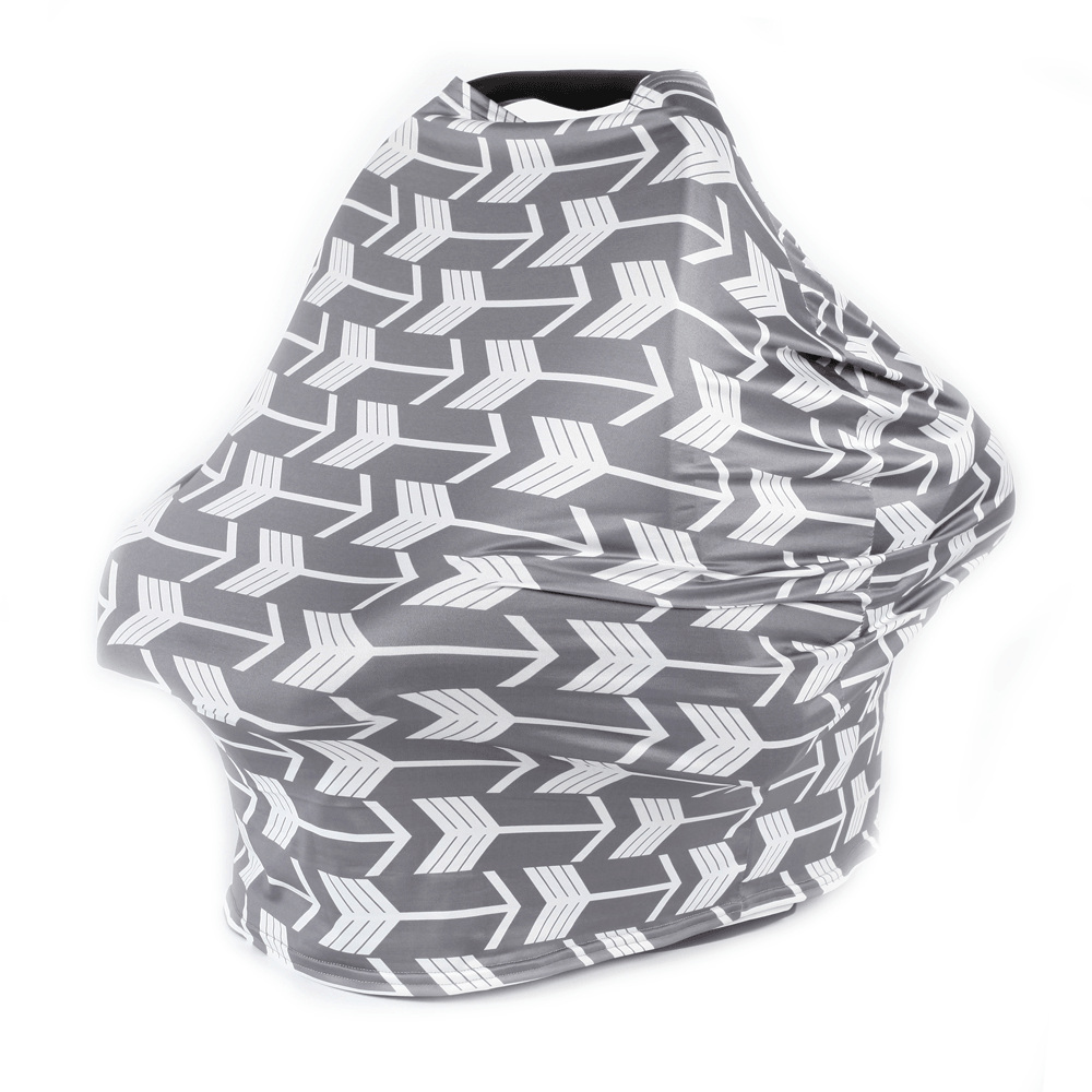 Multifunctional Breathable Nursing Breast Feeding Scarf Stroller Shade Cover Long Cotton Shawl Wraps - MRSLM
