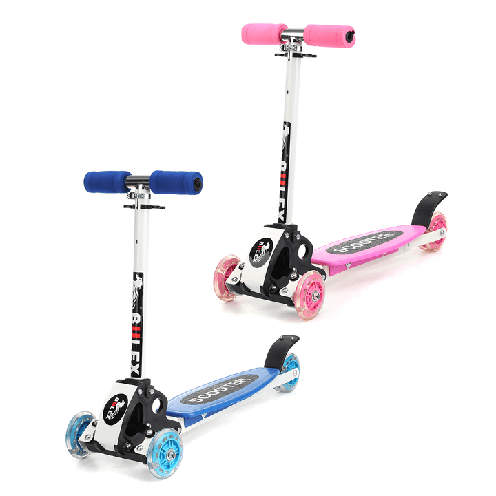 3 Wheels 15Km/H Foldable Aluminum Alloy PU Wheel Anti-Skidding Kick Scooter for Kids - MRSLM