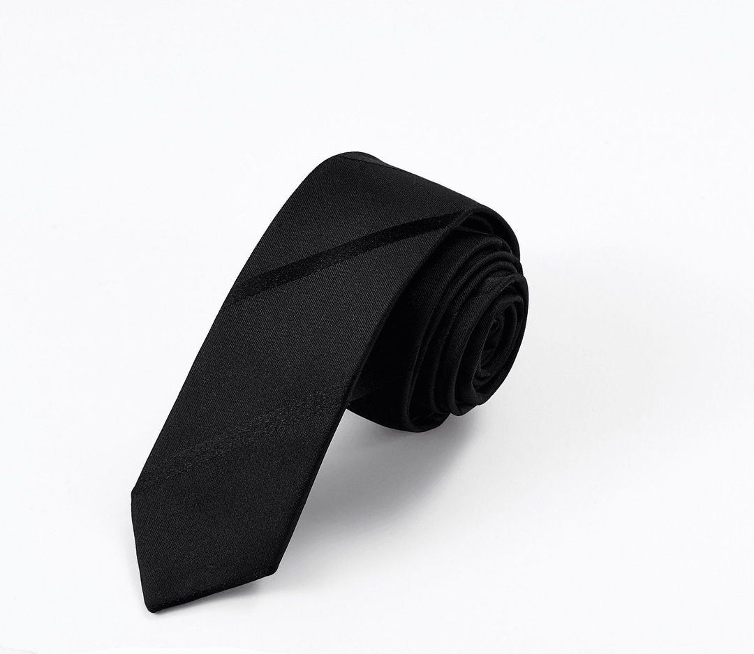 Spot Adult Black Male Hand Hitting Independent Packaging Striped Geometric Style Men'S Casual Business Tie Customization - MRSLM