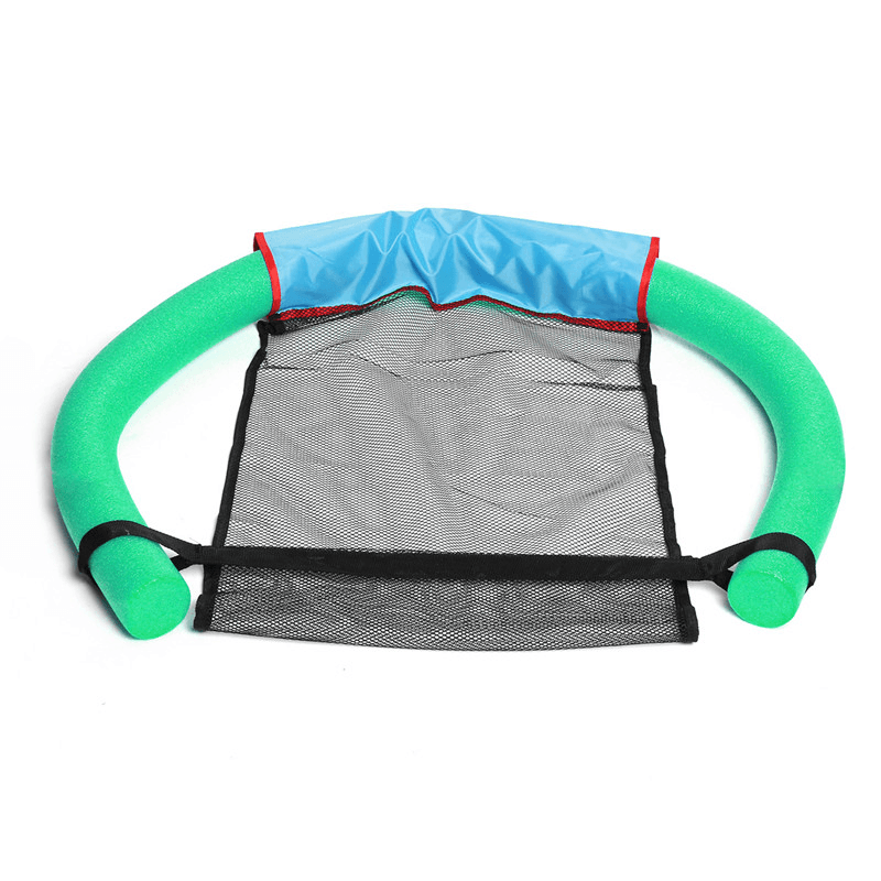 Summer Water Floating Chair Hammock Swimming Pool Seat Bed with Mesh Net Kickboard Lounge Chairs for Kid Adult Swimming Play Toys - MRSLM