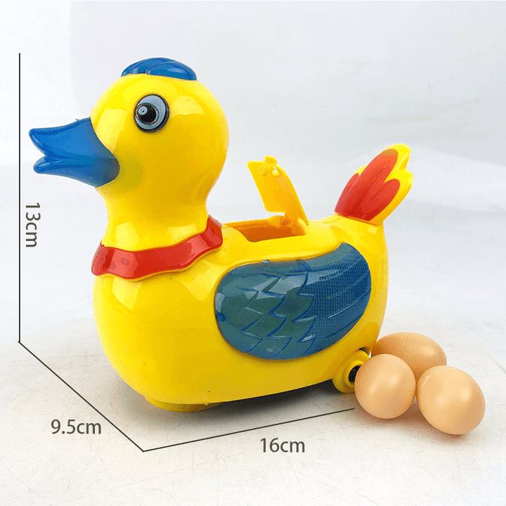 Little Hen Who Can Walk and Lay Eggs Electric Universal Baby Toy - MRSLM