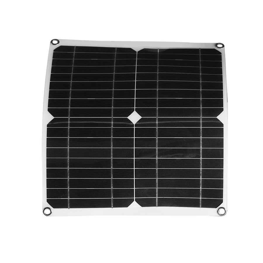 40W Portable Solar Panel Kit Battery Charger Controller Waterproof for Camping Traveling - MRSLM