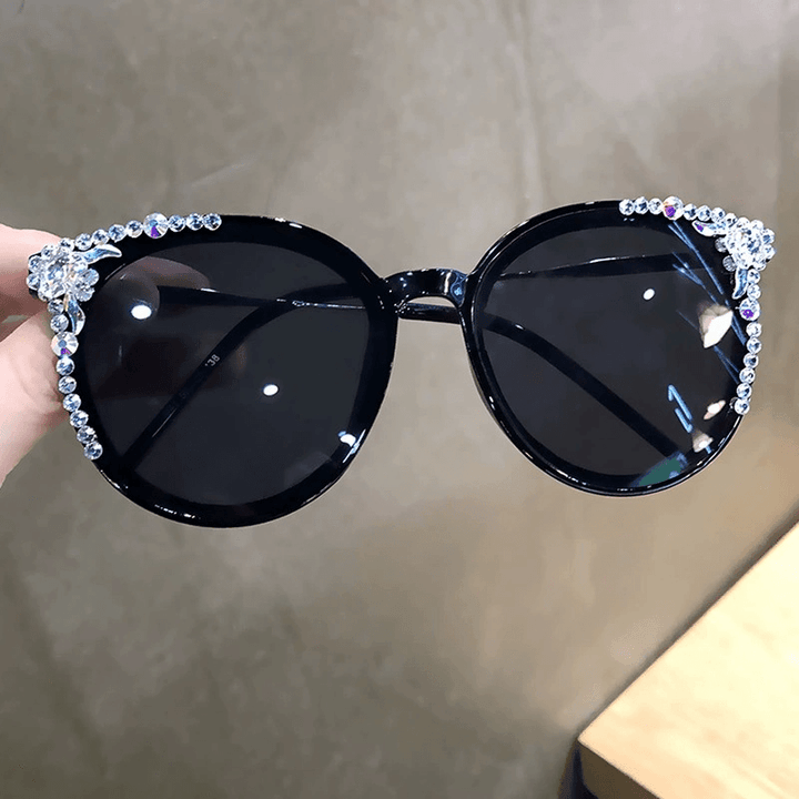 GM Sunglasses Female Big Frame Star Same Style Net Red Retro Korean Glasses - MRSLM