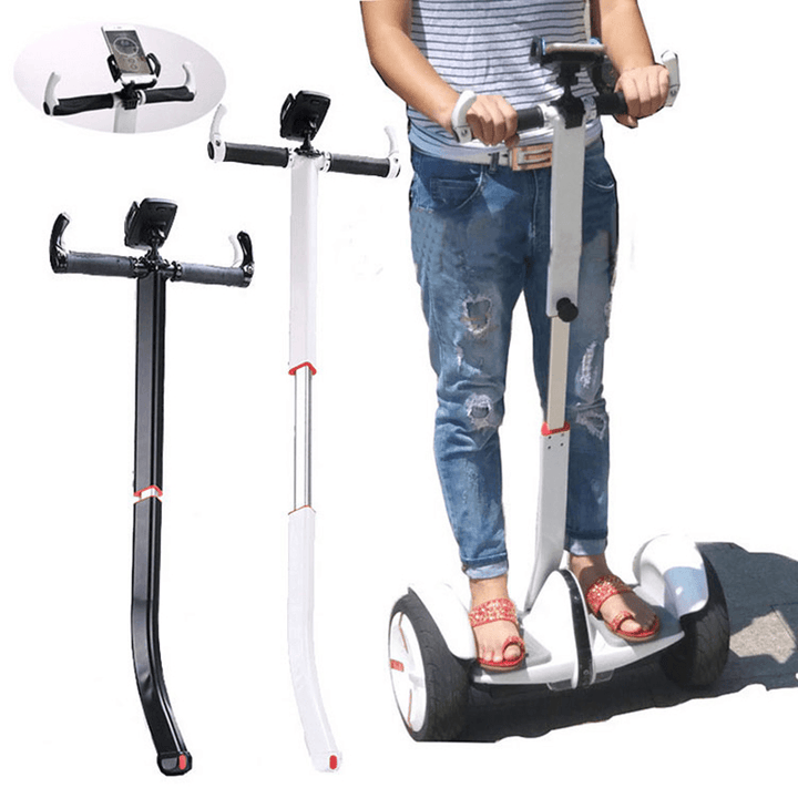 BIKIGHT 88-102CM Adjustable Handlebar with Phone Bracket for Ninebot PRO Eletric Scooter - MRSLM