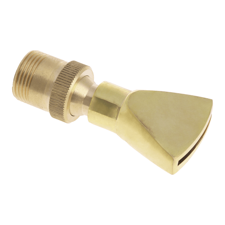 1/2" DN15 3/4" DN20 Garden Brass Fountain Pond Water Nozzle Fan Shape Sprinkler Spray Head - MRSLM