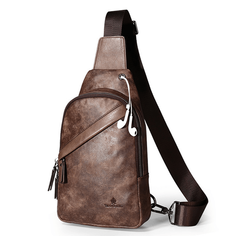 Vintage Casual Sling Bag Crossbody Bag Chest Bag for Men - MRSLM