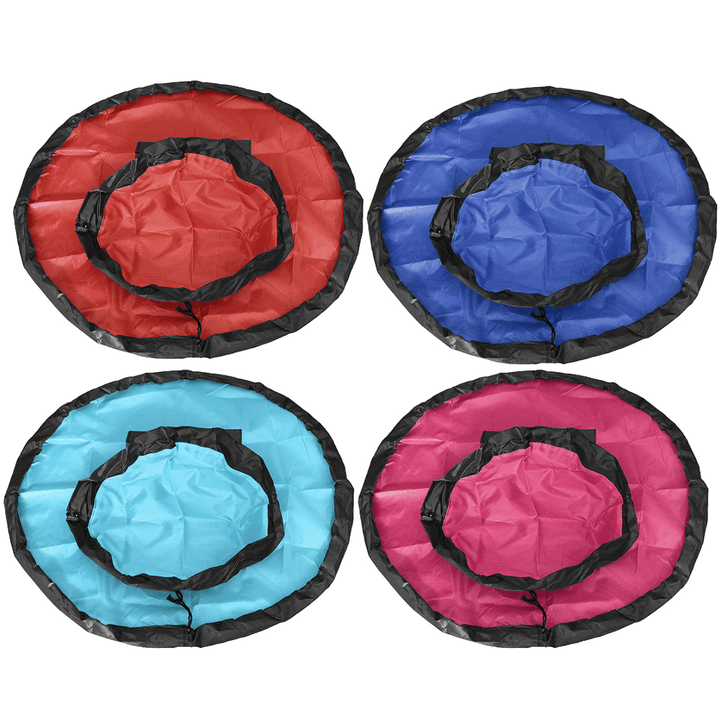 Portable Kids Large Capacity Toys Storage Bag Children Play Mat Organizer Pouch - MRSLM