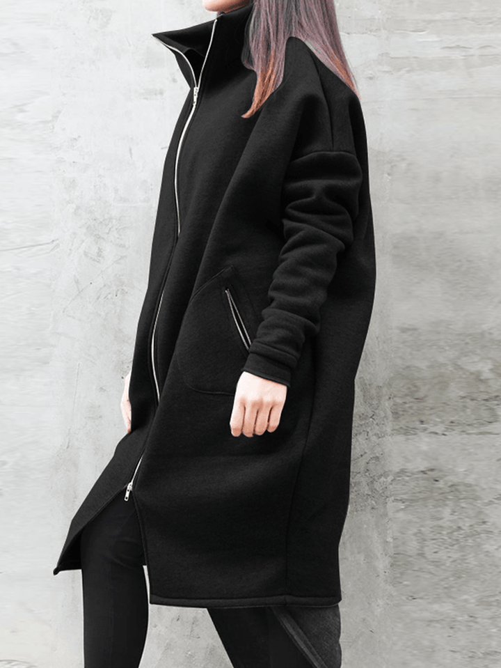 Solid High Neck Coats - MRSLM