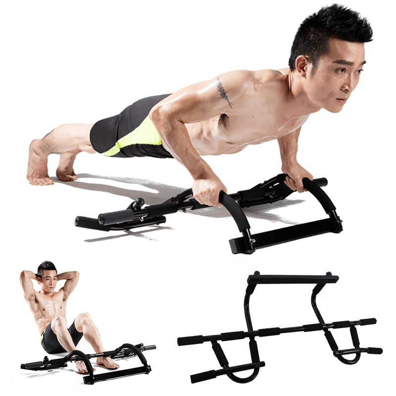 Multi Purpose Pull-Up Bar Home Gym Fitness Push-Ups Stands Exercise Tools - MRSLM