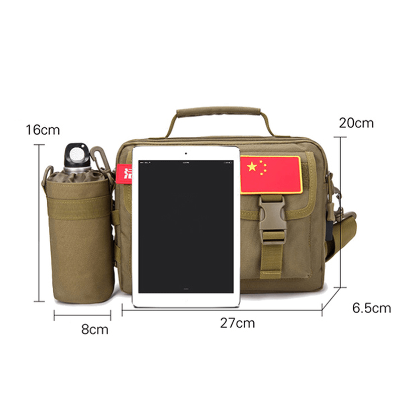 Men New Canvas Tactical Camo Casual Crossbody Bag - MRSLM