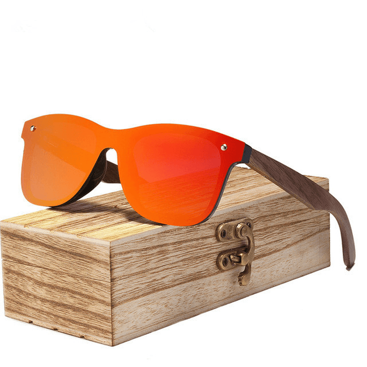 Mens Sunlasses Polarized Wood Sun Lasses Women Shades Men - MRSLM