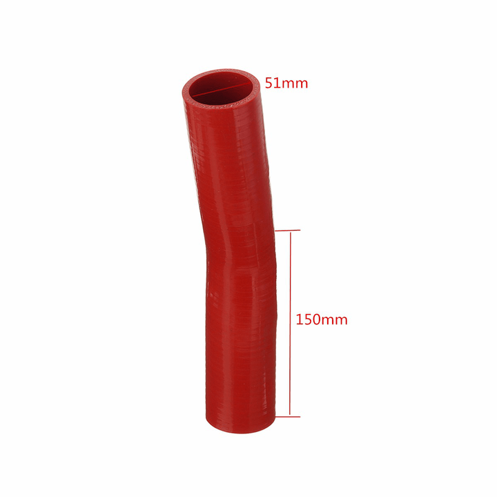 Auto Silicone Hoses Rubber 15 Degree Elbow Bend Hose Air Water Coolant Joiner Pipe Tube - MRSLM