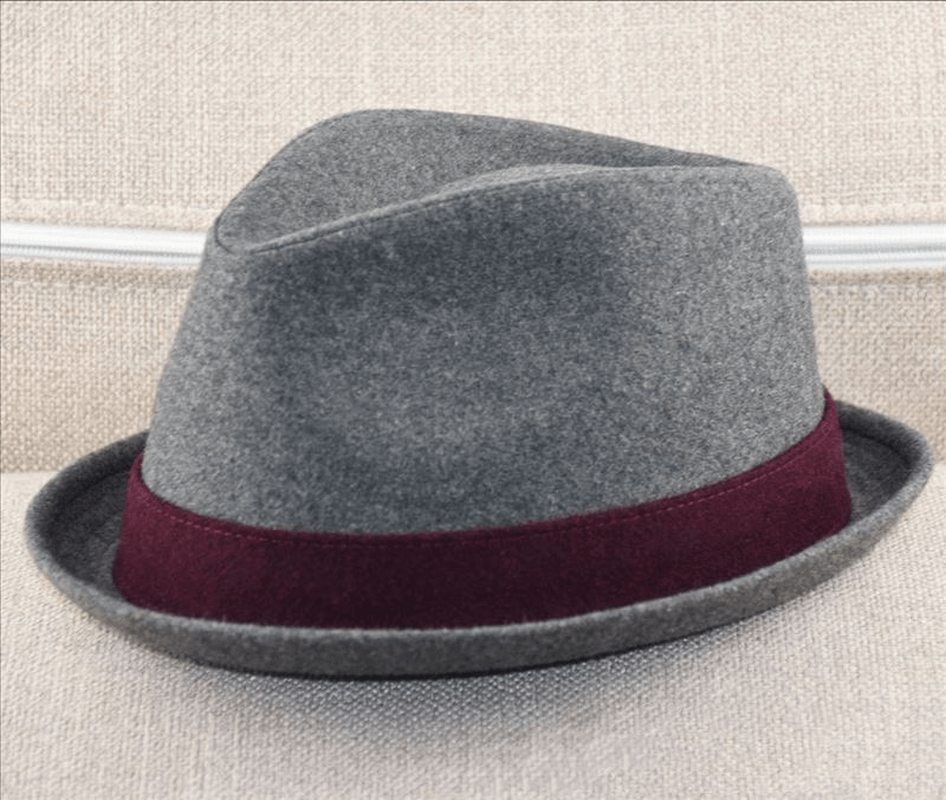 British Style Autumn and Winter Woolen Jazz Hat - MRSLM