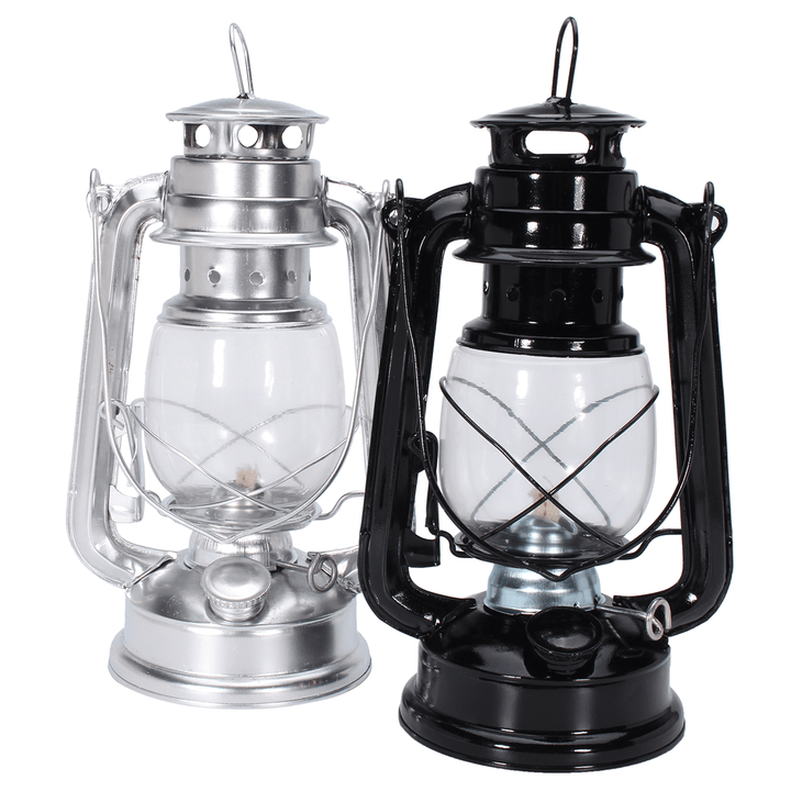 Ipree® Retro Oil Lantern Outdoor Garden Camp Kerosene Paraffin Portable Hanging Lamp - MRSLM