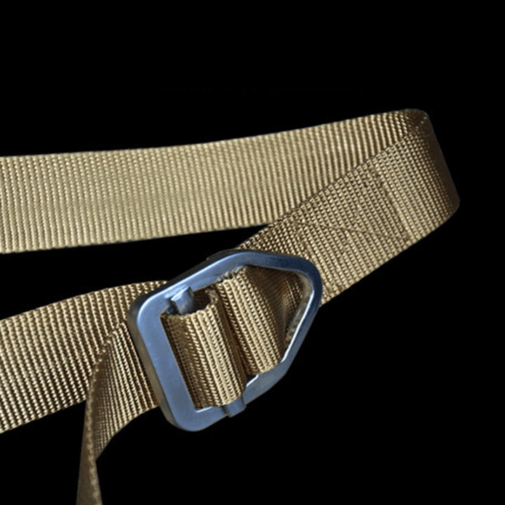 Men Canvas Multifunction Pin Buckle 115Cm Adjustable Tactical Belt - MRSLM