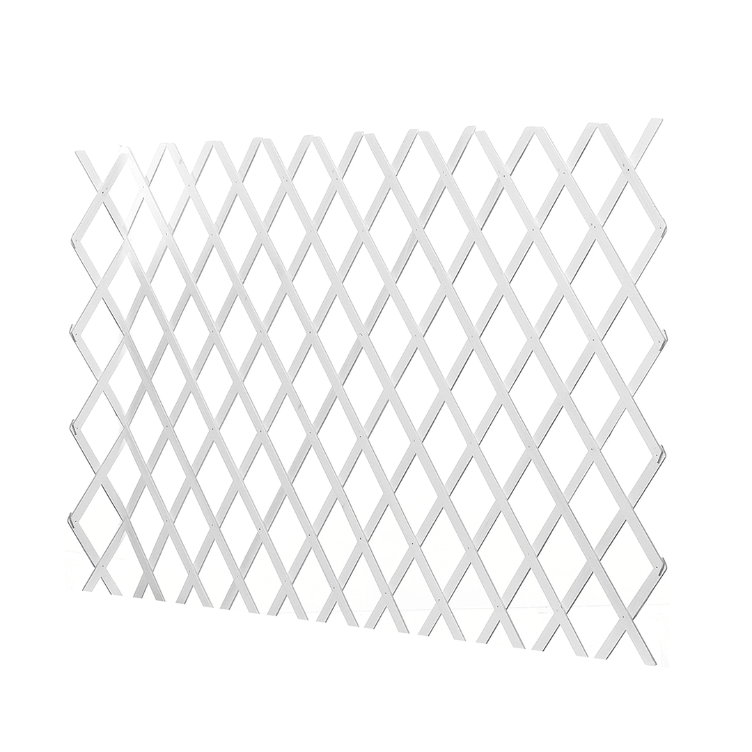 Anticorrosive Wood Pull Net Flower Frame Grid Vine Frame Wall Decorations Wall Hanging Telescopic Wooden Fence Pull Net - MRSLM