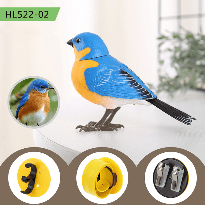 The Simulation Electric Singing Bird Toy Will Call and Move - MRSLM