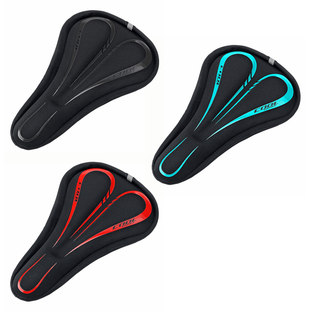 Coolchange Bike Seat Cover Bicycle Saddle Extra Comfort Padding Soft Sponge Cushion Gym - MRSLM