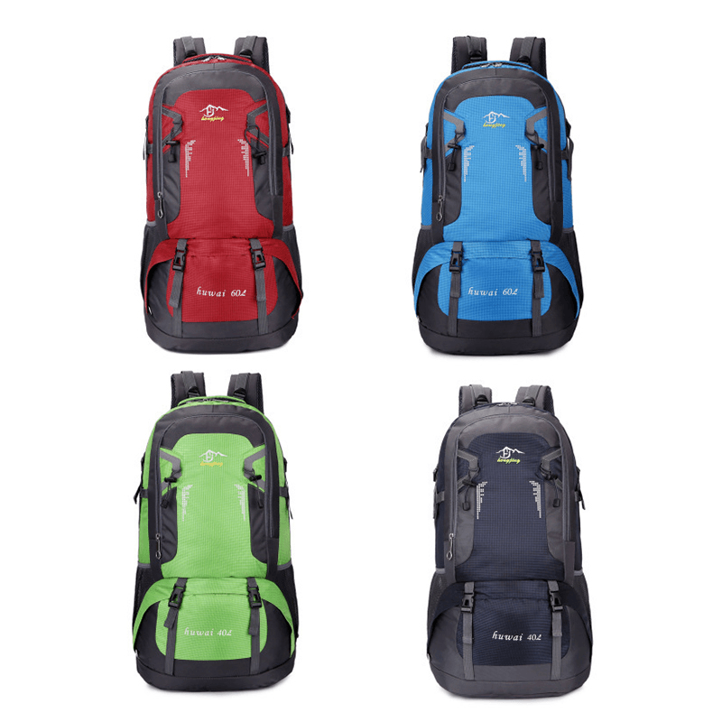 40/60L Waterproof Portable Climbing Travel Bag Spot Luggage Sport Package Large Capacity Backpack - MRSLM