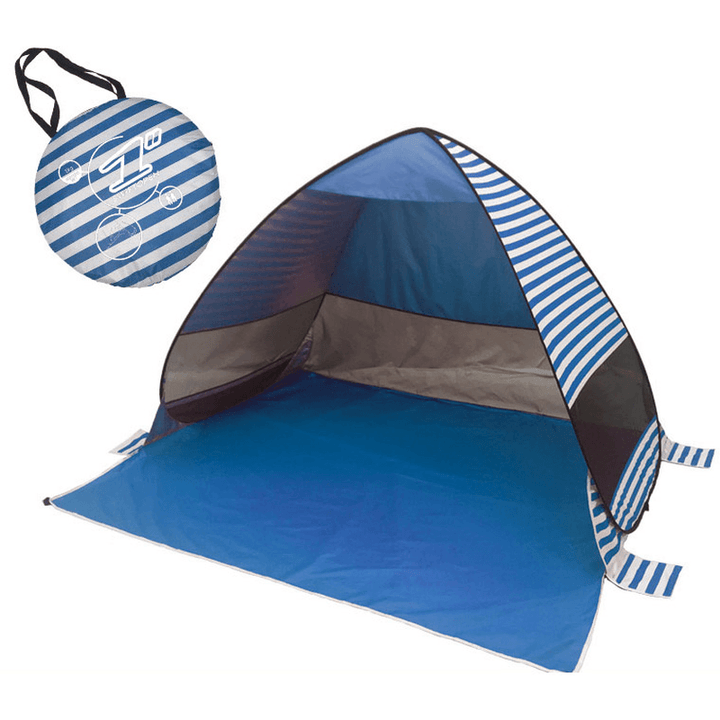 Fully Automatic P0P-UP Tent 2 Second Quick Open Beach Tent with Storage Bag Portable UV Protection Sunshade - MRSLM