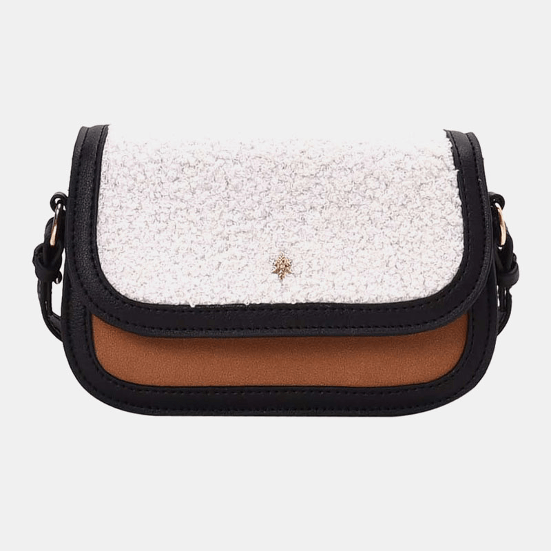 Women Lamb Hair Winter Crossbody Bag Shoulder Bag - MRSLM