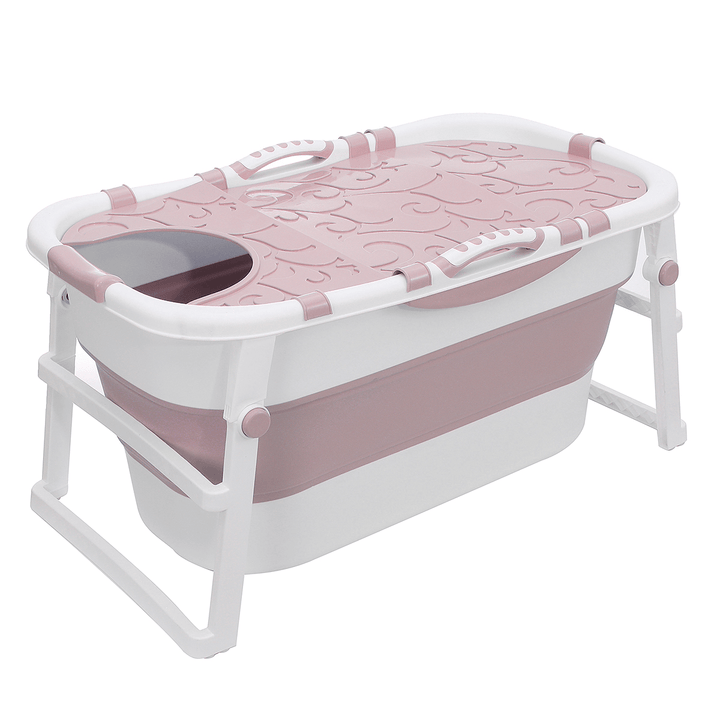 107X59X53Cm Folding Bathtub Portable Bathroom Large Capacity Soaking PVC Tub SPA Tub - MRSLM