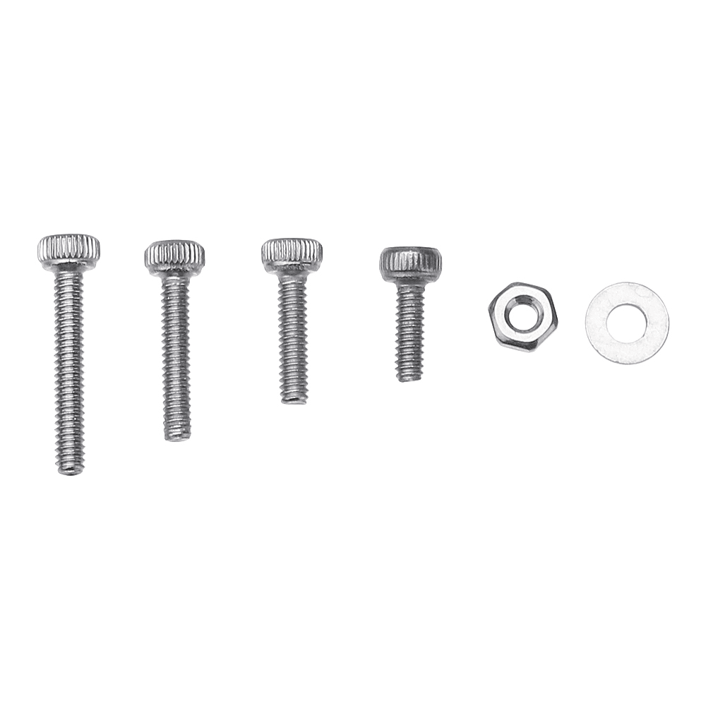 Suleve™ M2SH1 240Pcs M2 Hex Socket Cap Head Screw 304 Stainless Steel Washer Nut Assortment - MRSLM