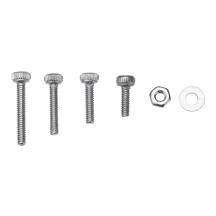 Suleve™ M2SH1 240Pcs M2 Hex Socket Cap Head Screw 304 Stainless Steel Washer Nut Assortment - MRSLM