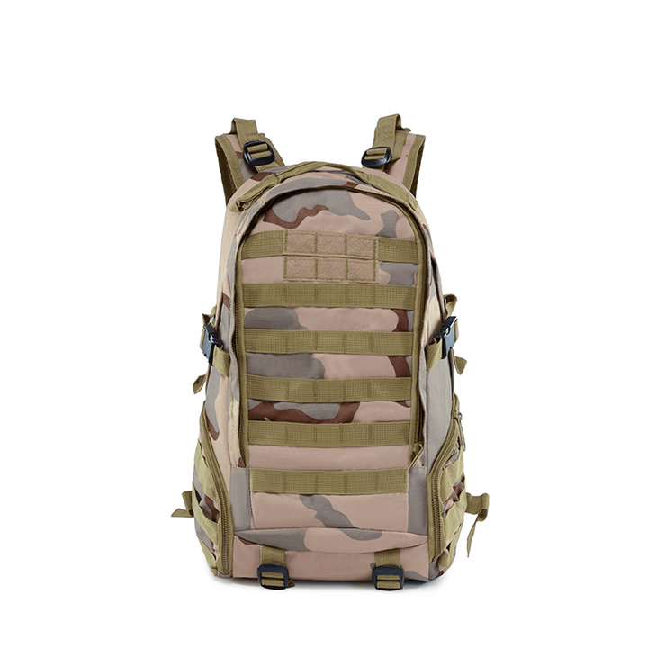 45L Waterproof Camping Hiking Bag Army Military Tactical Backpack Sports Traveling Bag - MRSLM