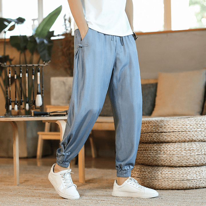 Chinese Style Men'S Casual Pants - MRSLM