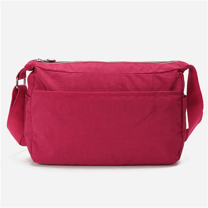 Women Nylon Light Weight Bags Casual Outdooors Waterproof Shoulderbags Crossbody Bags - MRSLM