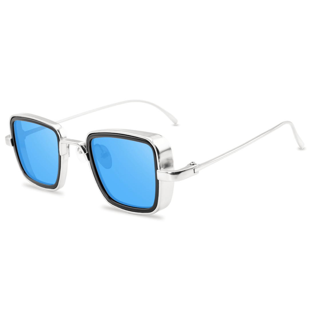 New Indian Sunglasses Men'S Retro Thick-Edge Metal Frame Trendy Sunglasses - MRSLM