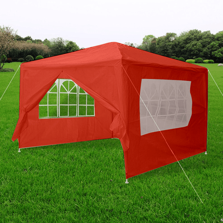 3X3M Oxford Cloth 4 Side Walls Party Tent Walls Side Waterproof Garden Patio Outdoor Sunshade Shelter Sidewall - MRSLM