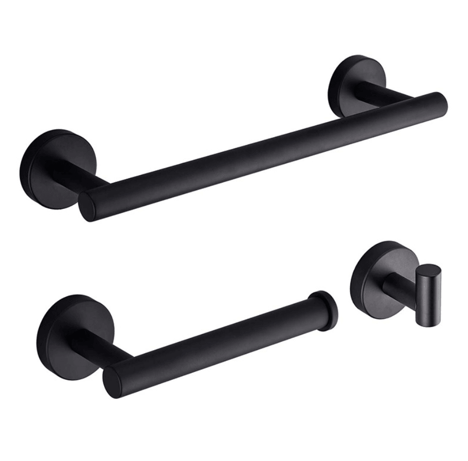 Wall Robe Hook Paper Holder Towel Rails Racks Single Bar Towel Holder - MRSLM