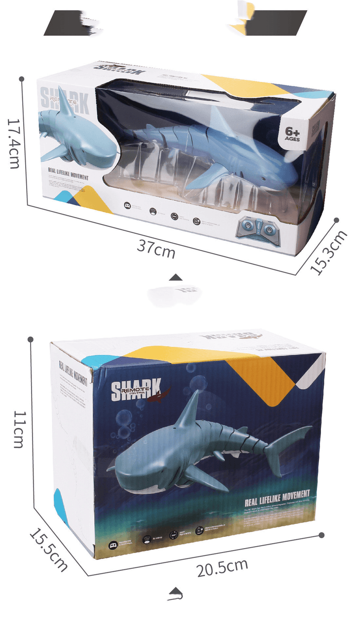 Remote Control Shark 2.4G Remote Control Fish Children'S Toys Summer Water Toys - MRSLM