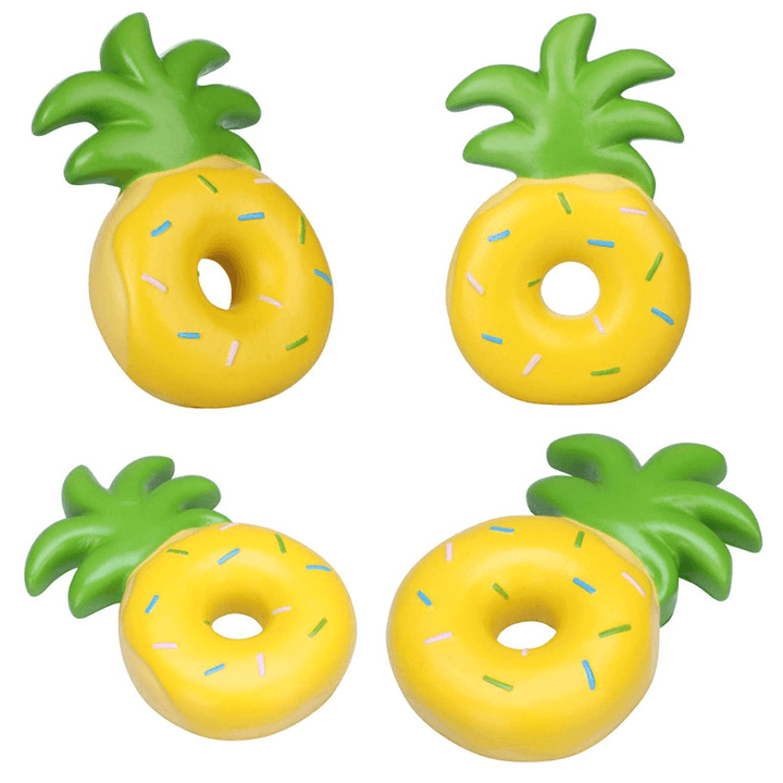 Vlampo Squishy Jumbo Pineapple Donut Licensed Slow Rising Original Packaging Fruit Collection Gift Decor Toy - MRSLM