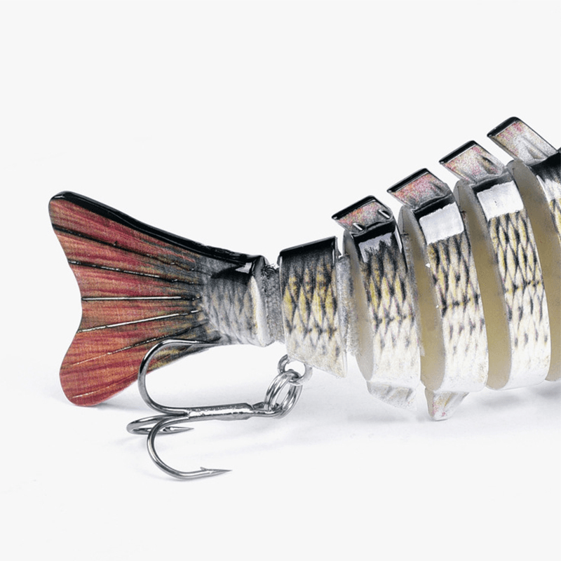 ZANLURE 10Cm 15G Corrosion Resistant Freshwater and Seawater Universal Simulation Bait Multi-Section Lures Submerged Fishing Lures Fishing Lures - MRSLM