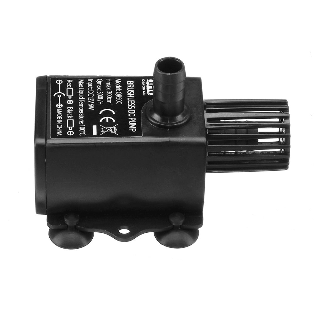 Machifit DC 5V 12V 6W Water Pump USB Female Plug Ultra-Quiet Mini Brushless DC Water Pump - MRSLM