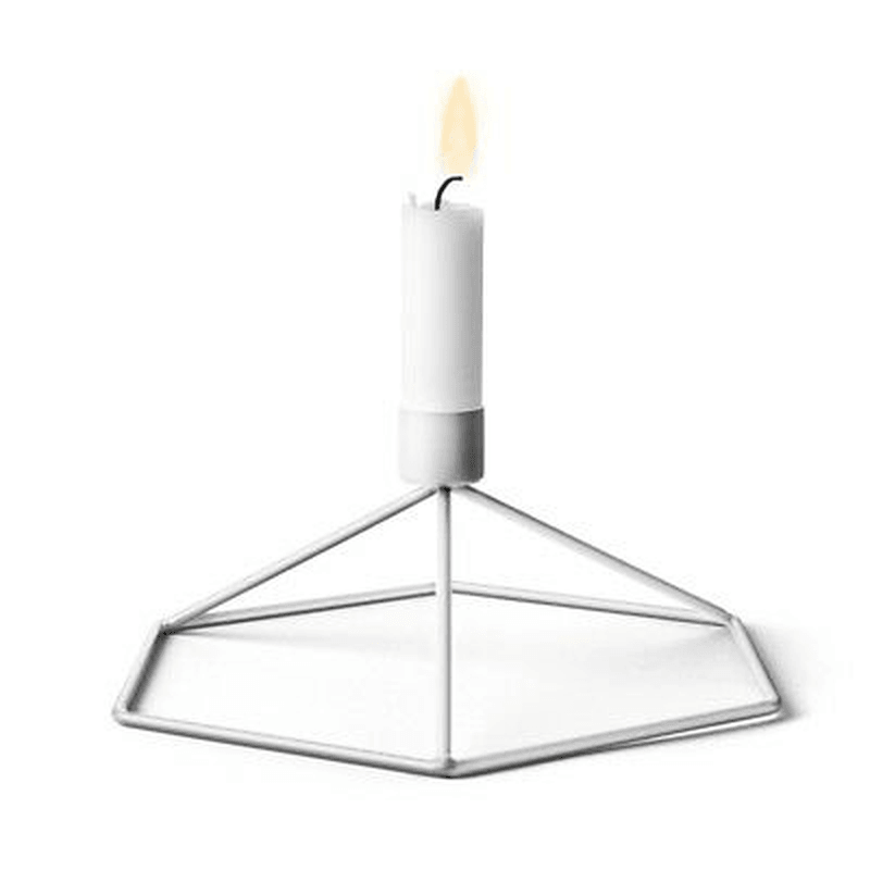 Nordic Style 3D Geometric Candlestick Metal Iron Tabletop Tealight Candle Holder - MRSLM