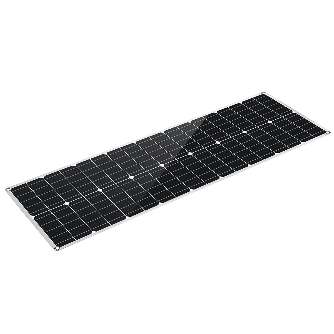 80W PET Flexible Dual USB Solar Panel DC Output Battery Charger Roof Boat Car - MRSLM