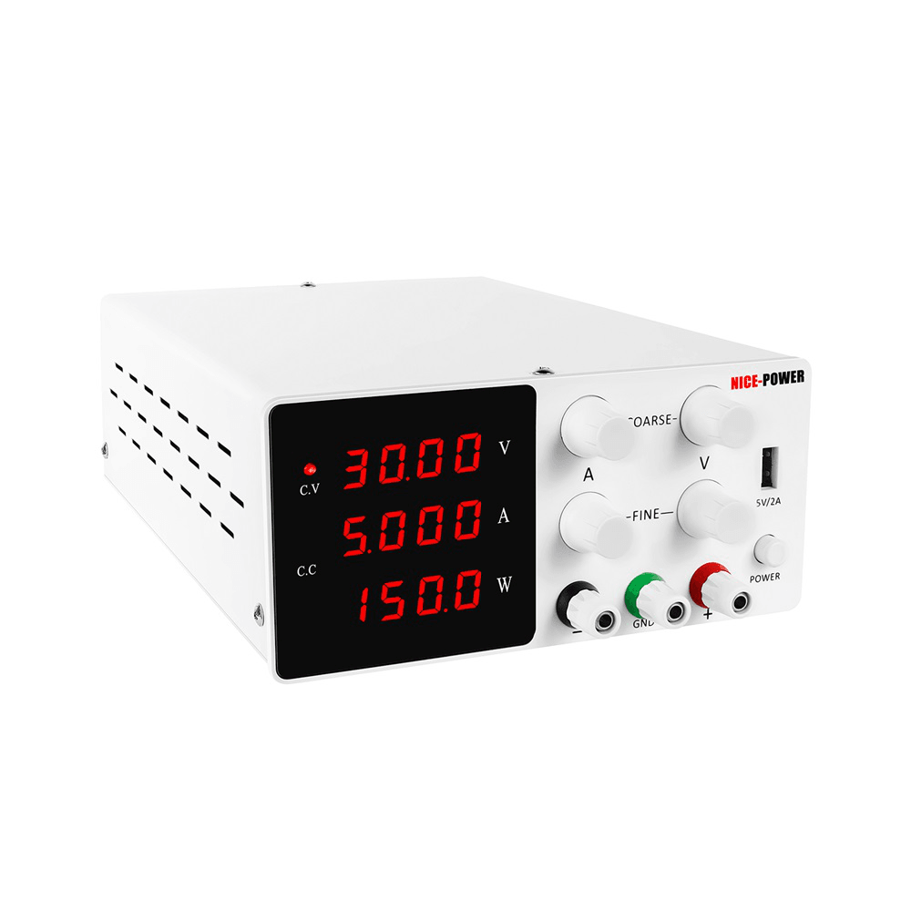 NICE-POWER SPS-W305 30V 5A Lab Switching DC Power Supply Adjustable Regulated Laboratory Power Source Current Stabilizer Voltage Regulator - MRSLM