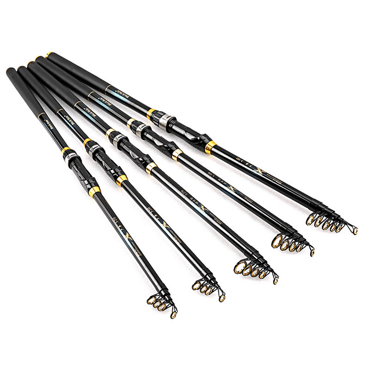 ZANLURE 1 Pcs 2.1/2.4/2.7/3M Telescopic Fishing Rod Carbon Fiber Fishing Pole Outdoor Fishing Tool - MRSLM