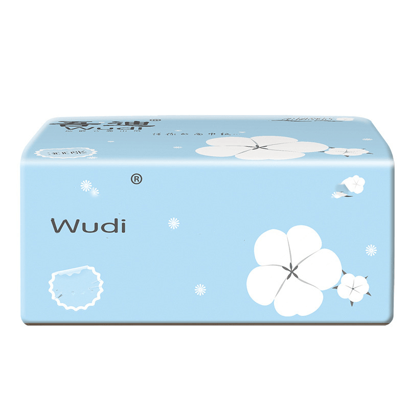 WUDI 30 Packs Natural Wood Facial Tissue Advanced Soft & Strong Cleaning Baby Camping Meal Toilet Paper Box - MRSLM