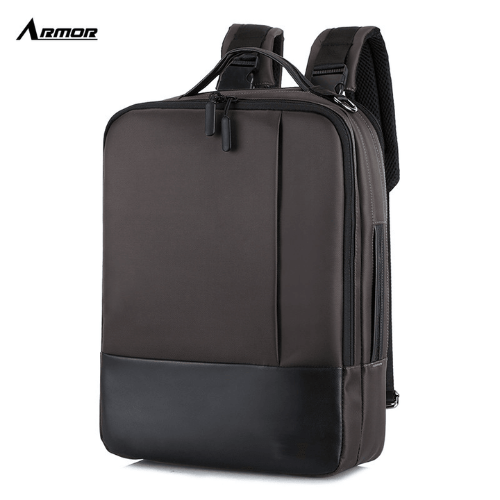 Men New Multifunctional Backpack Shoulder Bag Business Bag with USB Charging Port - MRSLM