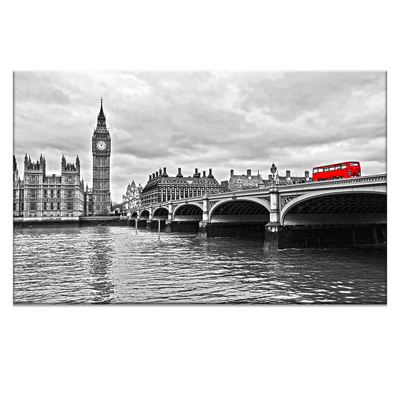 City Modern Canvas London Scenery Print Paintings Wall Art Picture Decor Unframed - MRSLM